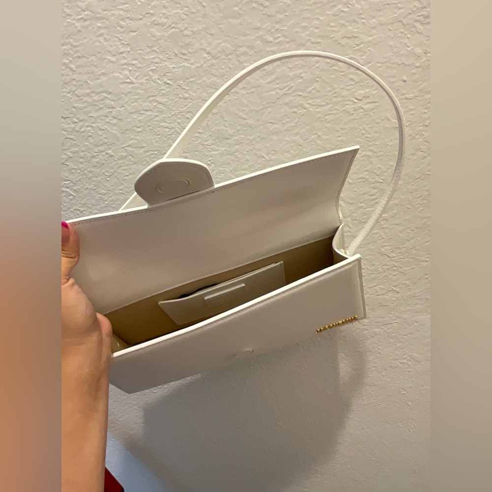 Jacquemus women white Le Bambino Long shoulder bag - Picture 9 of 15